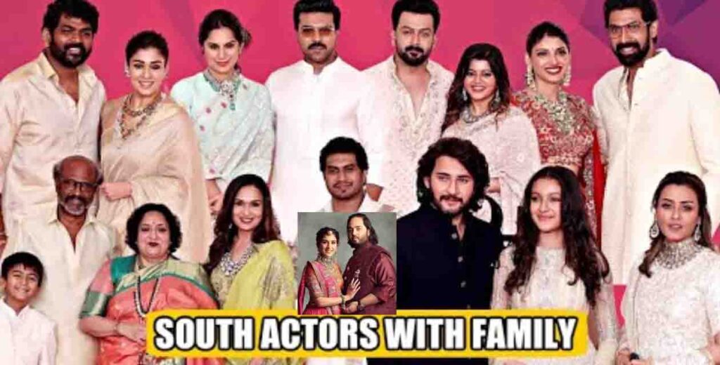 south movie stars attending Anant Ambani's wedding pics